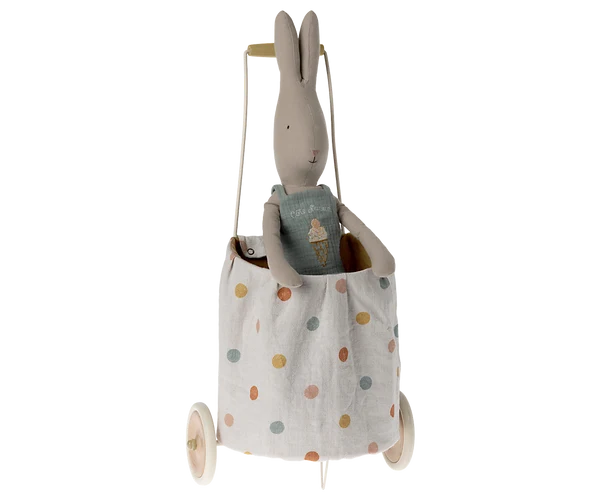 Trolley, Multi dots - Yellow