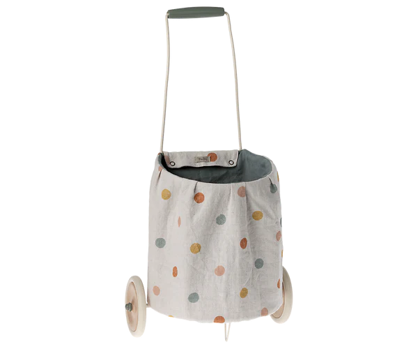 Trolley, Multi dots - Blue