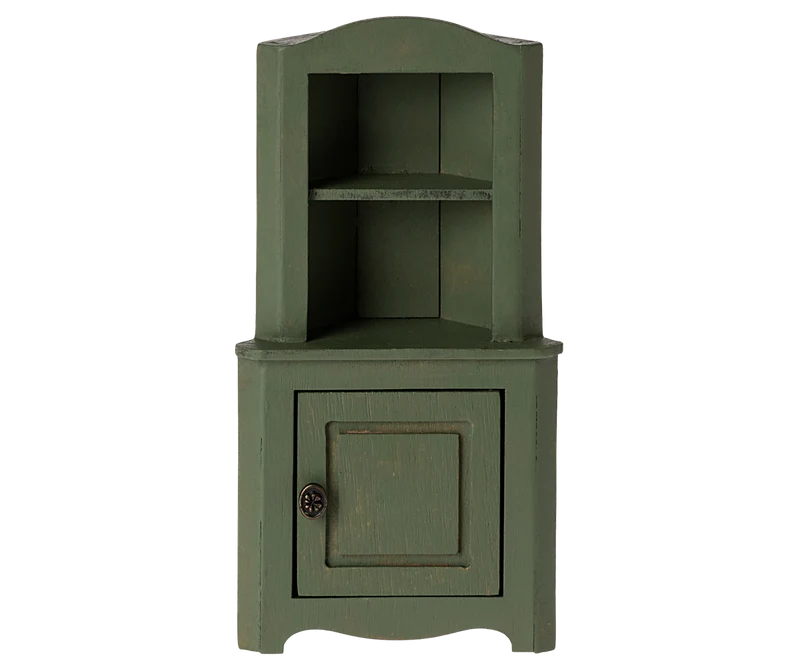 Corner Cabinet, Mouse - Dark Green