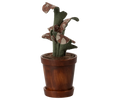 Flower pot with plant