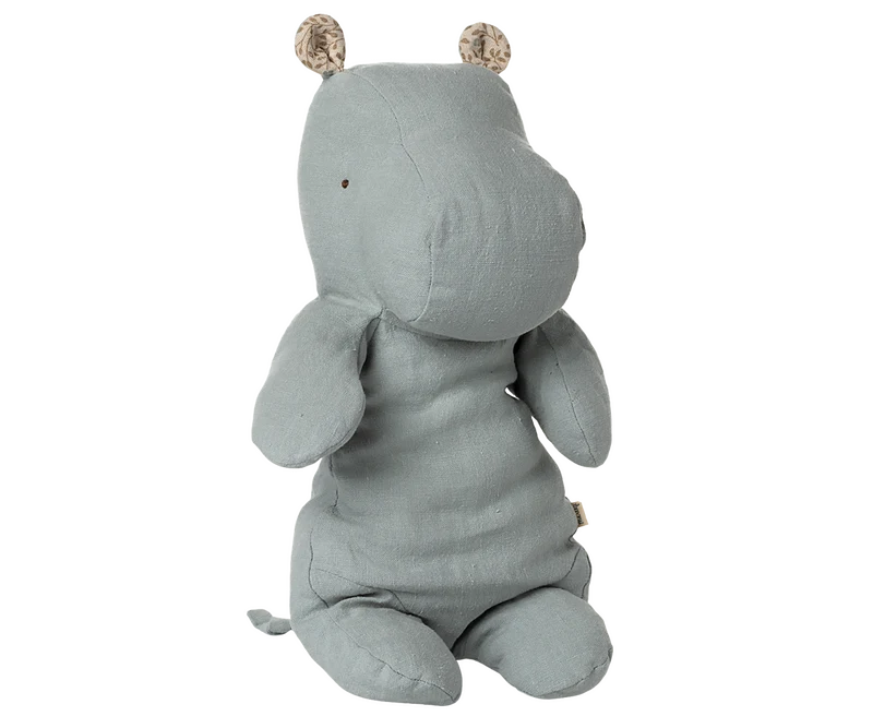 Hippo, Medium - Blue grey