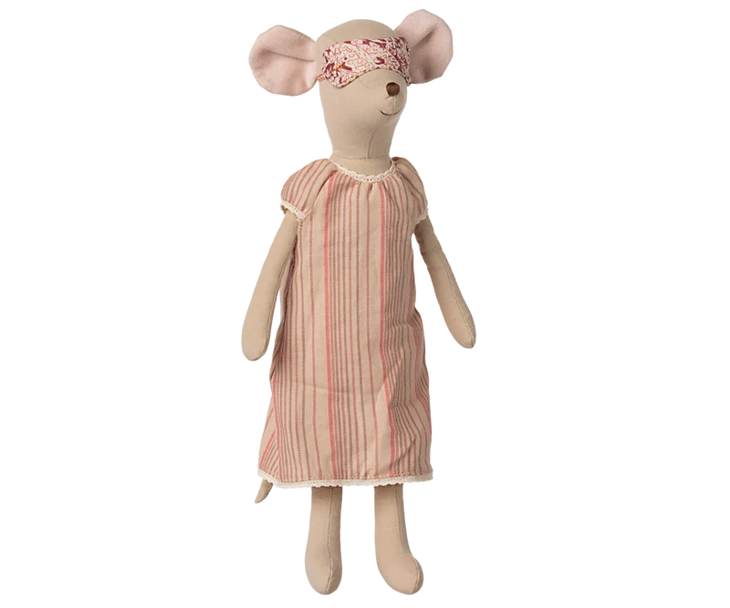 Medium Mouse in Nightgown