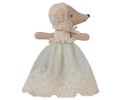 Baby mouse in gown - Mint