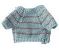 Puppy supply, Small, Knitted sweater - Dusty blue