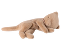 Sleeping kitten plush, Small - Cream peach