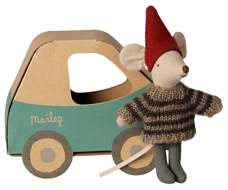 Christmas mouse, Little brother in car box COMING SOON